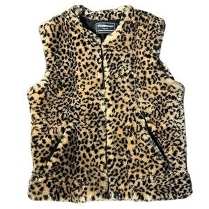 Furrocious VINTAGE Leopard Faux Fur Vest